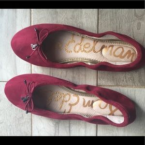 Sam Edelman Suede Felicia Flat -Worn once!
